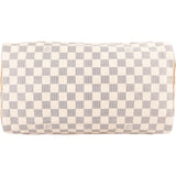 Louis Vuitton Monogram Damier Azur Canvas Speedy 35 Handbag