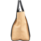 Céline Bicolor Grained Leather Luggage Handbag