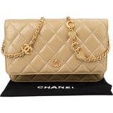 Chanel Quilted Lambskin Sweetheart CC Wallet On Chain Crossbody Bag