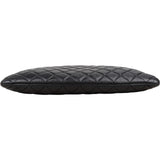 Chanel Black Quilted Caviar Leather CC Clutch