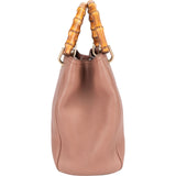 Gucci Leather Bamboo Handbag - vintageandkickz