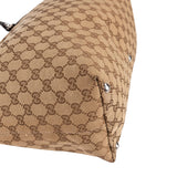 Gucci Monogram GG Canvas Horsebit Shoulder Bag