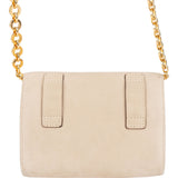 Salvatore Ferragamo Suede Vara Bow Mini Chain Crossbody Bag