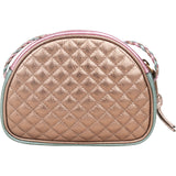 Gucci Quilted Metallic Leather Zumi Mini Crossbody Bag