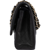 Chanel Quilted Lambskin Medium Double Flap Shoulder Bag