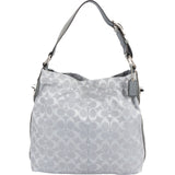 Coach Monogram Signature Zoe Hobo Shoulder Bag