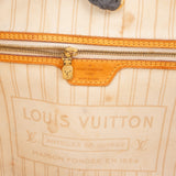 Louis Vuitton Monogram Damier Azur Canvas Neverfull MM Shoulder Bag