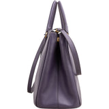 Prada Purple Saffiano Leather Galleria Handbag