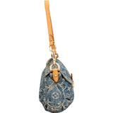 Louis Vuitton Monogram Denim Mini Pleaty Handbag