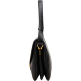 Gucci Black Leather Vintage Horsebit Shoulder Bag