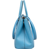 Prada Blue Saffiano Leather Galleria Handbag