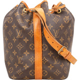 Louis Vuitton Monogram Canvas Sac Noé Petit Shoulder Bag