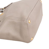 Prada Grey Vitello Daino Tote Handbag