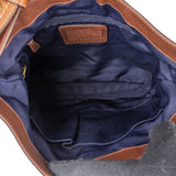 Coach Monogram Signature Denim Crossbody Bag