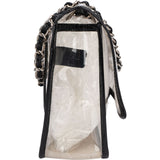 Chanel Transparent Vinyl Single Flap Shoulder Bag