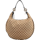 Gucci Monogram GG Canvas Britt Hobo Shoulder Bag