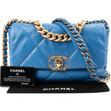 Chanel 19 Quilted Lambskin Medium Single  Flap Crossbody Bag