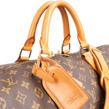 Louis Vuitton Monogram Canvas Keepall 60 Bandoulière Travel Bag
