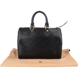 Louis Vuitton Noir Epi Leather Speedy 30 Handbag