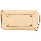 Celine Beige Grained Calfskin Belt Handbag