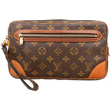 Louis Vuitton Canvas Monogram Marly Dragonne Clutch