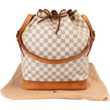 Louis Vuitton Monogram Damier Azur Canvas Sac Noé Grande Shoulder Bag