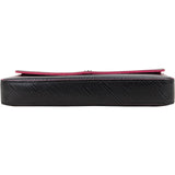 Louis Vuitton Noir Epi Leather Pochette Felicie Crossbody Bag