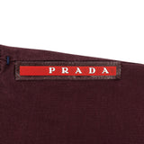 Prada Classic Burgund Cotton Polo Shirt (M)