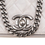 Chanel Aged Quilted Calfskin Coco Boy Single Flap Crossbody Bag