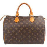 Louis Vuitton Monogram Canvas Speedy 30 Handbag