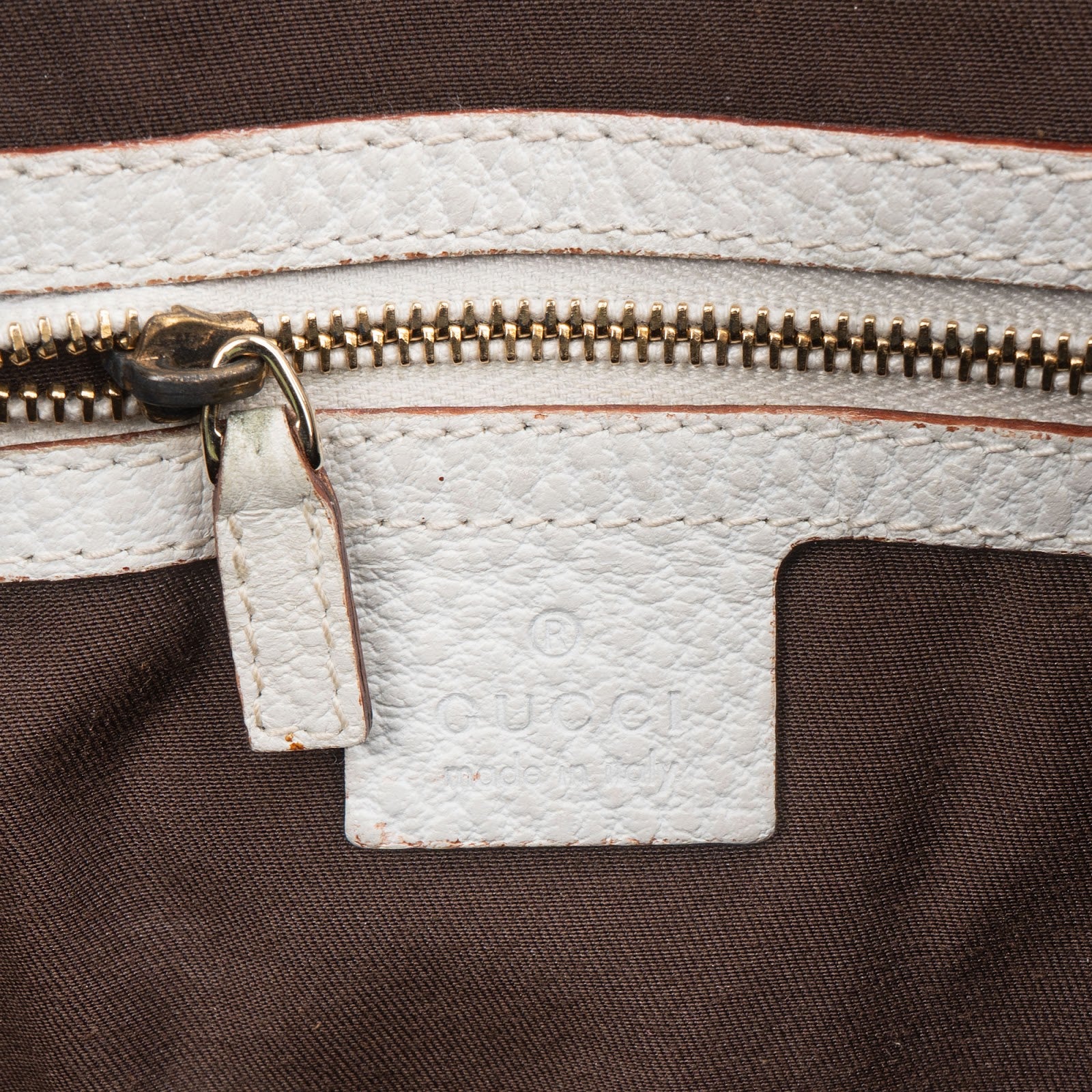 Gucci White Leather Jackie Shoulder Bag - vintageandkickz