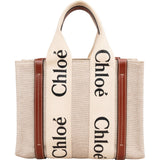 Chloé Canvas Small Woody Tote Handbag