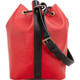 Louis Vuitton Bicolor Epi Leather Sac Noé Petit Shoulder Bag