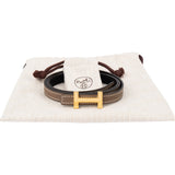Hermès Reversible Swift & Epsom Leather Focus H Constance Belt (80)