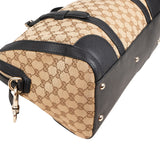 Gucci Monogram GG Canvas Boston Handbag