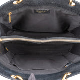 Chanel Quilted Caviar Leather CC Grand Shopping Tote Shoulder Bag