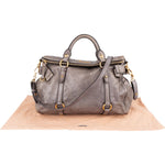 Miu Miu Vitello Lux Leather City Handbag - vintageandkickz