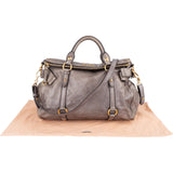 Miu Miu Vitello Lux Leather City Handbag - vintageandkickz