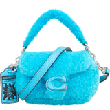 Coach Shearling Limited Lil Nas X Edition Micro Tabby Crossbody Handbag