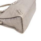 Balenciaga Grey Leather Classic City Handbag