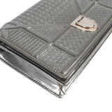 Dior Metallic Perforated Cannage Diorama Crossbody Bag