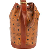 MCM Monogram Visetos Drawstring Bucket Crossbody Bag