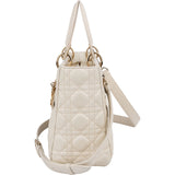 Christian Dior Quilted Leather Cannage Lady Dior Handbag
