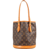 Louis Vuitton Monogram Canvas Bucket PM Shoulder Bag