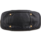 Prada Vitello Daino Push Lock Satchel Handbag