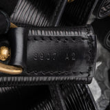 Louis Vuitton Noir Epi Leather Sac Noé Grande Shoulder Bag