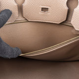 Hermès Taupe Togo Leather Birkin 35 Handbag