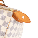 Louis Vuitton Monogram Damier Azur Canvas Speedy 25 Handbag