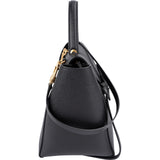 Celine Black Grained Calfskin Belt Handbag