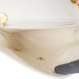 Chanel Quilted Lambskin Small 24K Gold Single Flap Crossbody Bag